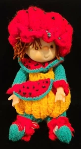 Vtg Strawberry Shortcake & Friends Doll Vintage - Crochet Handmade Watermelon 🍉 - Picture 1 of 6