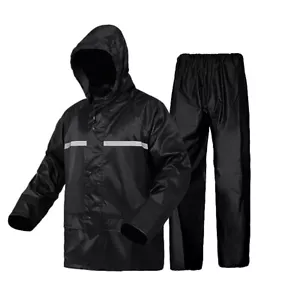Men Waterproof Rain Suits Heavy Duty Raincoat Fishing Rain Gear - Picture 1 of 24