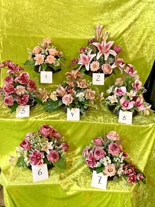 TK24.3. Steckschale Blumen Gesteck Grabgesteck Gedenken Grabschmuck - Bild 1 von 19
