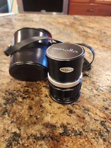 Minolta Lens MC Tele Rokkor -PF 1:2.8 F=135mm w/ Original Cap & Case - Picture 1 of 9