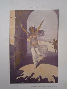 Gravure  Photine la Samaritaine composition de Georges Rochegrosse religion - Picture 1 of 1