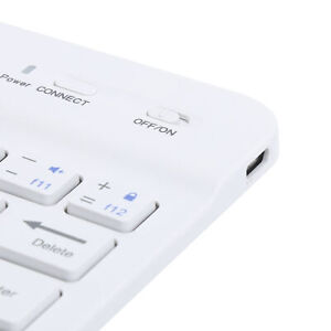 Mini Keyboard BT 59 Keys Tablet Computer Supplies White 7in HB028 BHC