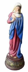 Madonna and Child a Mother's Kiss Musical Figurine, Plays Canon D - Picture 1 of 12