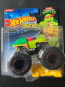 2025 Hot Wheels Monster Trucks Teenage Mutant Ninja Turtles Raffaello - Foto 1 di 3