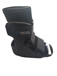 United Ortho SHORT Cam Foot Leg Ankle Walker Fracture Boot Brace, SMALL, Black - Picture 1 of 12
