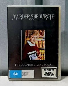 Murder, She Wrote : Season 6 - 6 × Disc R4 DVD Set, Angela Lansbury, 1989. - Picture 1 of 6