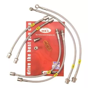 Edelstahl Stahlflex Bremsleitungen HEL für FIAT 500 1.4 2008- - Bild 1 von 1
