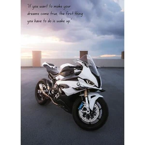 Motivational Poster – BMW Inspired S1000RR Inspiring Text - Picture 1 of 14