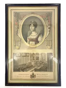 Pierre Audouin Incisione Imperatrice Francese Maria Luisa Incoronazione - Foto 1 di 24