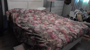 POTTERY BARN QUEEN BETTBEZUG OLIVIA VOGEL BLUMEN Braun Rosa - Bild 1 von 8