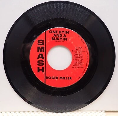 Roger Miller - It Happened Just That Way & One Dyin' and a Buryin' - 45 RPM 1965 - Image 1 of 2