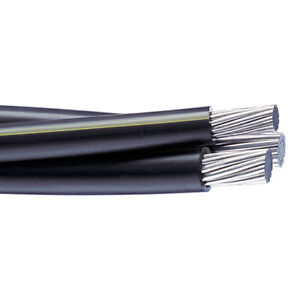Stephens 2-2-4 Triplex Aluminum URD Direct Burial Cable Lengths 50' to 1000'