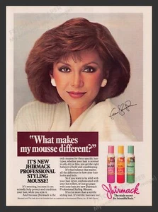 Jhirmack Victoria Principal Headshot schöner 80er Jahre Print Werbung Ad 1985 - Bild 1 von 1