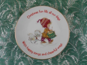 American Greetings Vintage 1978 Weihnachten 4" Mini Sammelteller - Drummer Lamb - Bild 1 von 3