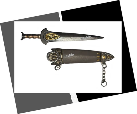 Mezco One:12 Conan The Conqueror - PARTISAN SWORD WITH SHEATH 1/12 Scale Fodder Cover