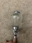 RARE ANTIQUE PALMOLIVE LIQUID SOAP DISPENSER GLASS & CHROME VINTAGE PAT# 1904756