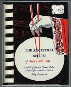 Chinese Cookbook Old ANCESTRAL RECIPES Shen Mei Lo nice copy in original box - Picture 1 of 6