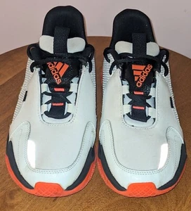 Scarpe da corsa Adidas 4uture Rnr unisex bambino/adulto taglia 5 EG1766 bianco/arancione - Foto 1 di 12