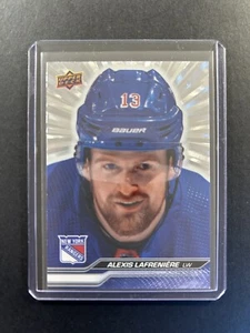 Alexis Lafreniere 2023-24 Upper Deck Series 2 Base Silver Outburst #370 Rangers - Picture 1 of 2