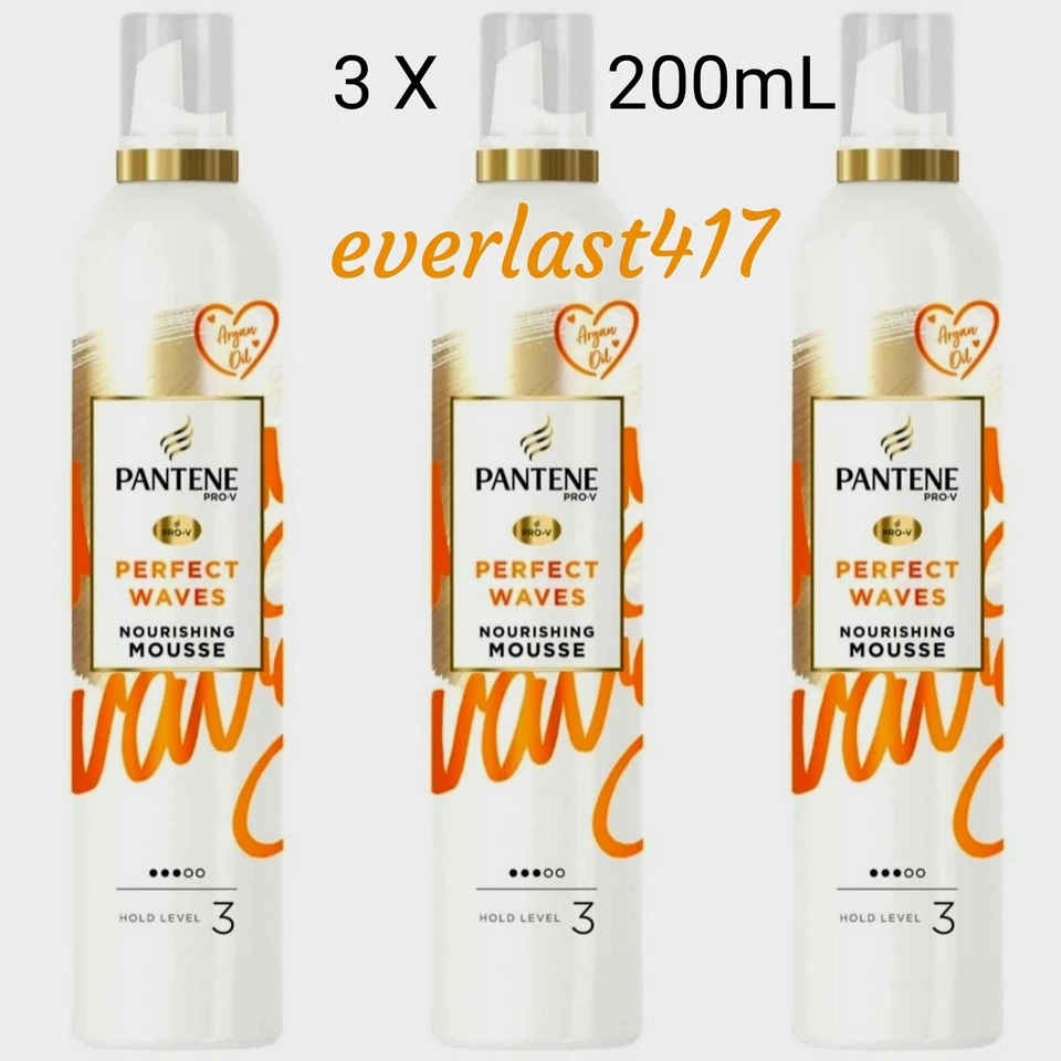 Pantene Hair Mousse Waves Nourishing 200ml