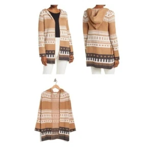 Cárdigan Love by Design Apollo con Capucha Patrón Tribal Azteca Talla Mediana - Imagen 1 de 12