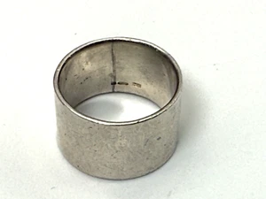 Sterling Silver 925 Ring Jewellery Wide No Stone Man/Unisex 12.13g Size W1/2 - Picture 1 of 4