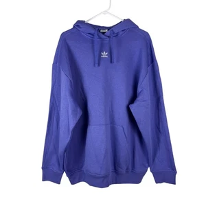 Adidas Originals Essentials Oversized Hoodie Sweatshirt Damen M blau/lila NEU - Bild 1 von 7