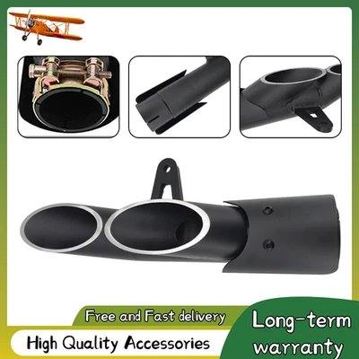 For Yamaha YZF-R6 Motorcycle Dual-outlet Exhaust Tail Pipe Muffler Foto 1 de 4