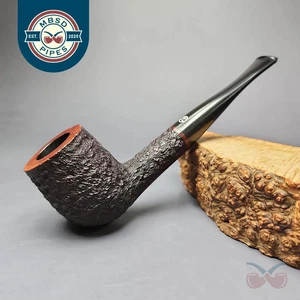 James Upshall Bark Group 5 parti pipa rustica biliardo estate Briar, non fumata - Foto 1 di 11