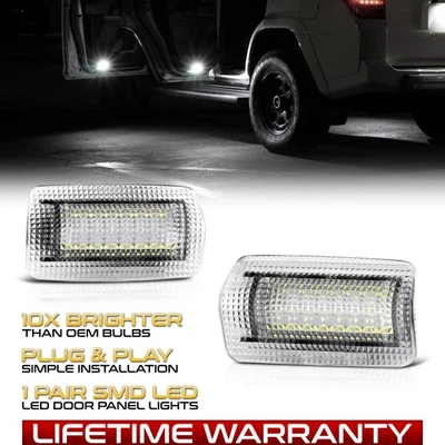 [SUPREME WHITE] LED Side Door Light Lamp For Toyota Camry Prius Avalon 4Runner - Image 1 of 4