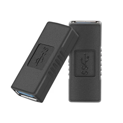 2Pcs Usb 3.0 Type A Female To Female Adapter Coupler Gender Changer2137 - Image 1 of 4