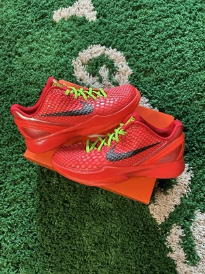 Nike Kobe 6 Protro Reverse Grinch Size 6.5Y GS Brand New FV9676-600 - Изображение 1 из 4
