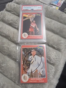 1984 Star Franz Bread set of 13 with #5 Clyde Drexler PSA 8  Blazers  - Picture 1 of 3