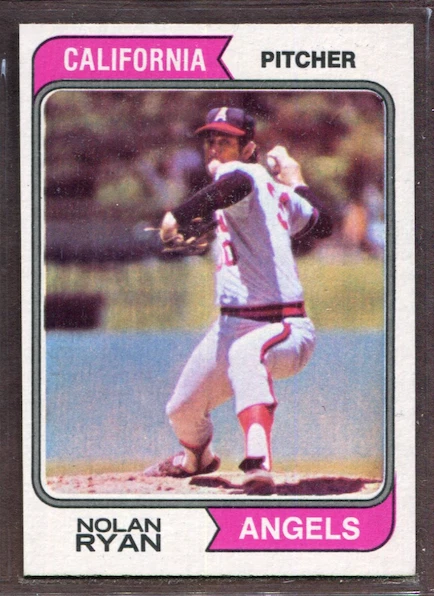 Nolan Ryan Baseball 1974 Season Sports Trading Cards & Accessories