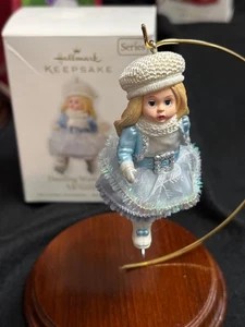 2010 Hallmark Ornament "Dazzling Winter Skater" Madame Alexander Series W/Stand. - Picture 1 of 4