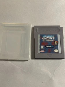Nintendo GameBoy (GB) Jeopardy! Teen Tournament Cartridge w/ Plastic Case TESTED - Picture 1 of 5