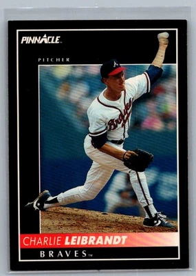 1992 Pinnacle #423 Charlie Leibrandt - Image 1 of 2