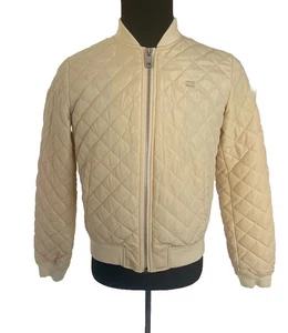 Chaqueta Bomber Acolchada Levi's Rubor Melocotón Mujer Pequeña Cremallera Completa - Imagen 1 de 13