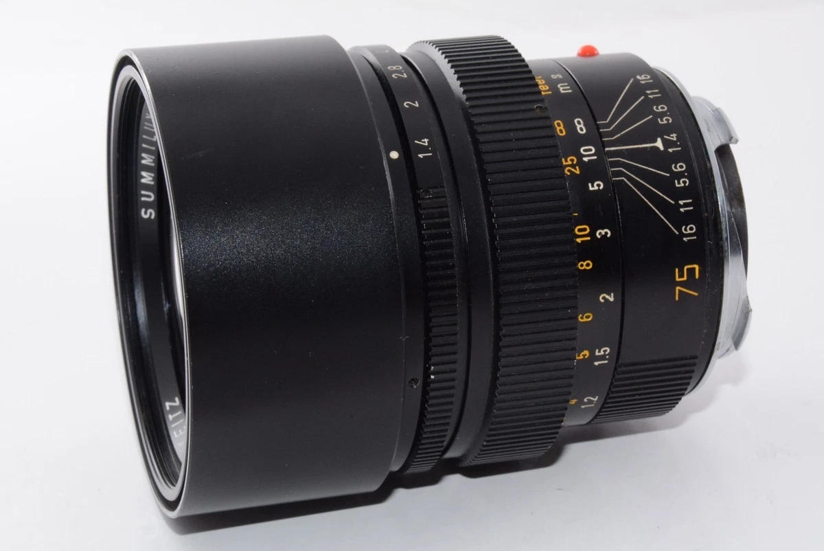 Exc+3]Leica Summilux-M 1:1.4/75 E60 F 1.4 75mm Lens From JAPAN