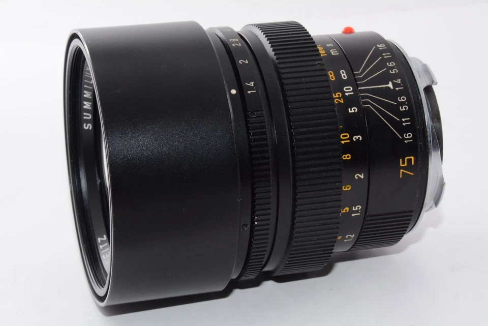 [Exc+3] Lente Leica Summilux-M 1:1.4/75 E60 F 1.4 75 mm de JAPÓN #m10686 Foto 1 de 4