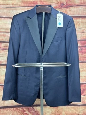 Chaqueta Esmoquin Southwick Clothes 100% Lana Azul Hecha en EE. UU. Talla 38 Regular Foto 1 de 4