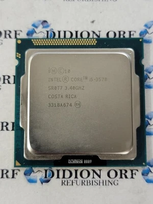INTEL Core i5-3570 SR0T7 3.40 GHz 6 MB SmartCache 77 W Grade B SKU 13416 - Image 1 of 2