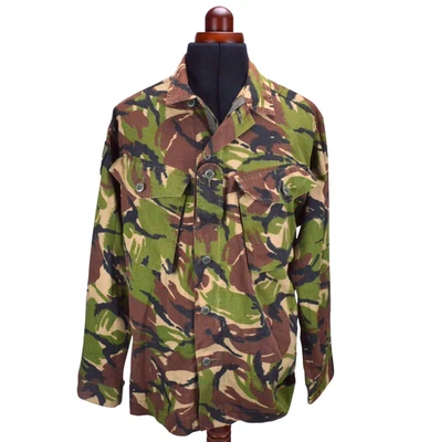British Army Camo Military Woodland DPM Shirt 180/96 M Reg Royal Air Force Zip - Image 1 of 4