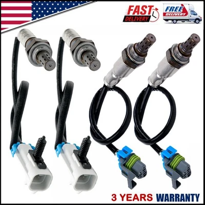 Sensor de oxígeno O2 4 piezas arriba+abajo para GMC Acadia 2007-2008 y Buick Enclave 2008 3,6 L Foto 1 de 4