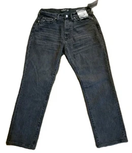 Neu mit Etikett Abercrombie & Fitch sportlich gerade Vintage Stretch Herrenjeans Größe 31 x 30 - Bild 1 von 7