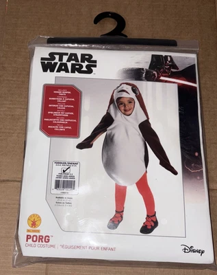 Macacão com capuz Star Wars Porg fantasia criança 2T 3T 2-3 anos criatura - Imagem 1 de 2