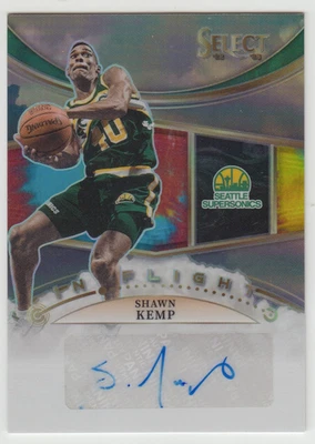 2022-23 Panini Select Shawn Kemp In Flight Signatures Tie-Dye Prizm Auto /25 - image 1 of 2