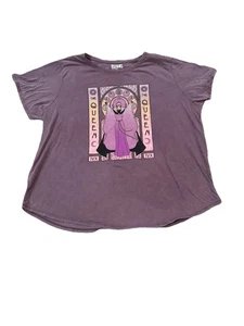 Disney Villains Schneewittchen die böse Königin Tarotkarte lila T-Shirt Größe 3X Damen - Bild 1 von 6