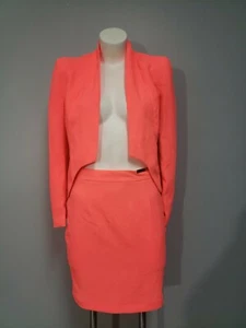 Kim Kardashian Open Jacket Blazer Size Small and Skirt Size XS RT $162.00 - Picture 1 of 2