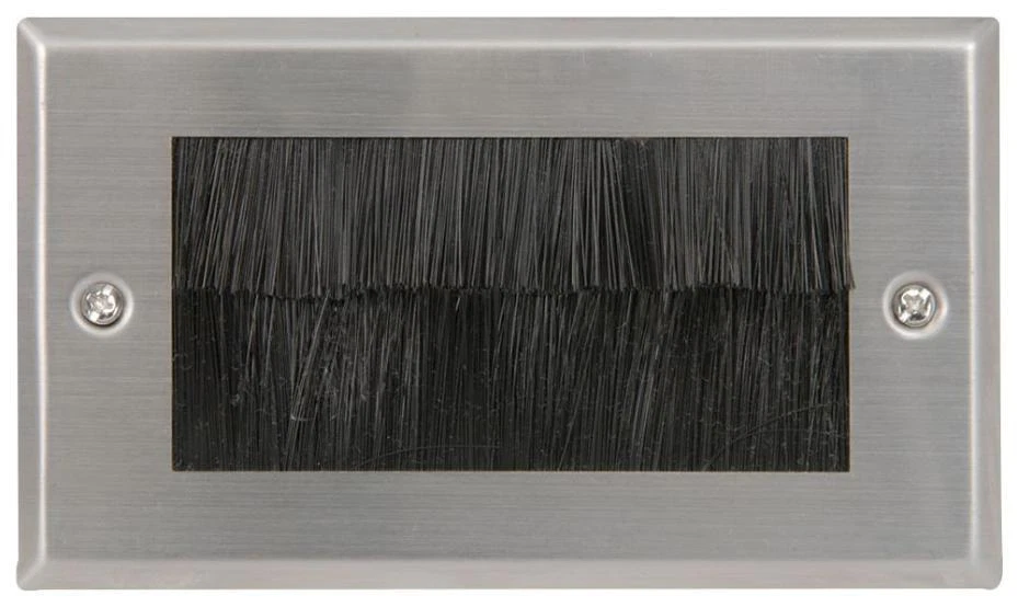 2 Bande Acier Noir Brosse Plaque Frontale - Av : Link - Photo 1/1